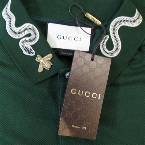 gucci jackets with green snakes|Gucci shirt snake collar.